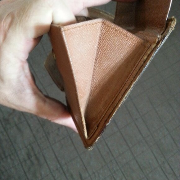 Vintage LV Louis Vuitton Wallet Monogram Bifold Men's Unisex Women's - Picture 15 of 16